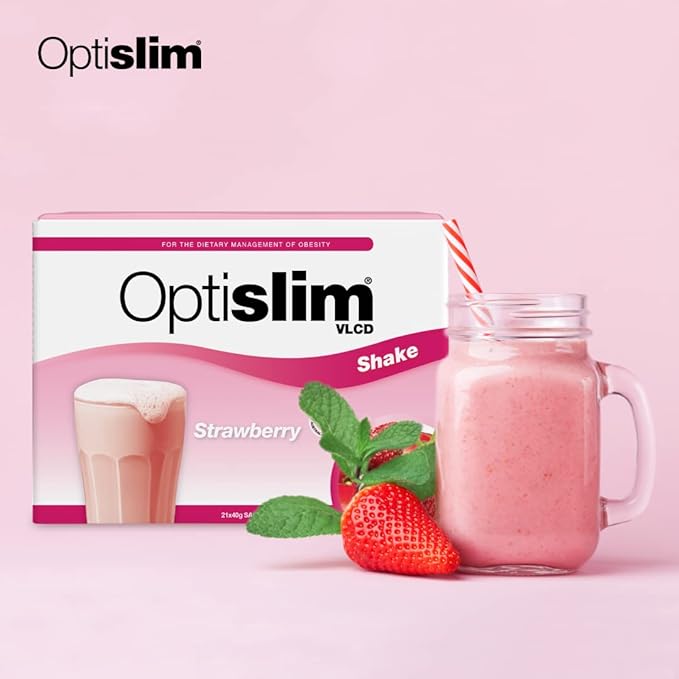 Optislim VLCD Meal Replacement Shake Strawberry 21x43g Sachets