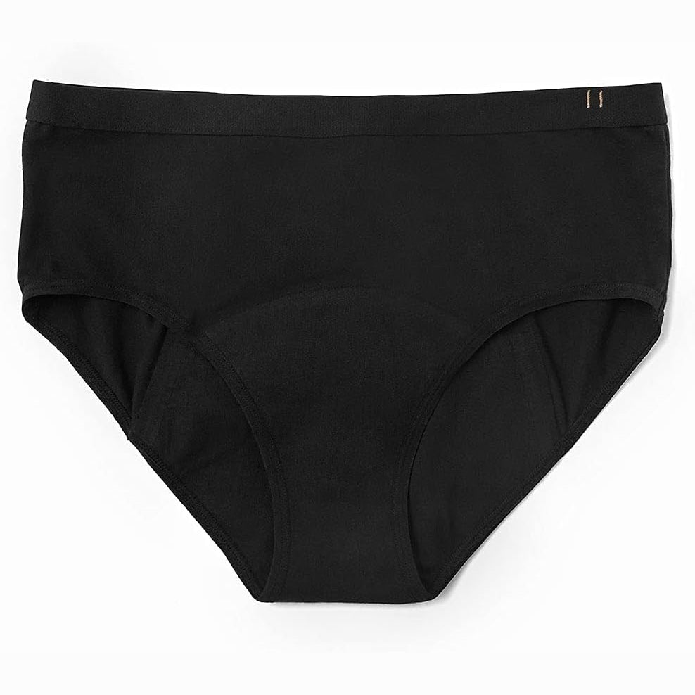 TOM ORGANIC The Period Brief Mid-Rise Black XL