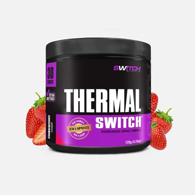 SWITCH NUTRITION Thermal Thermogenic Energy Formula Strawberry Burst 120g