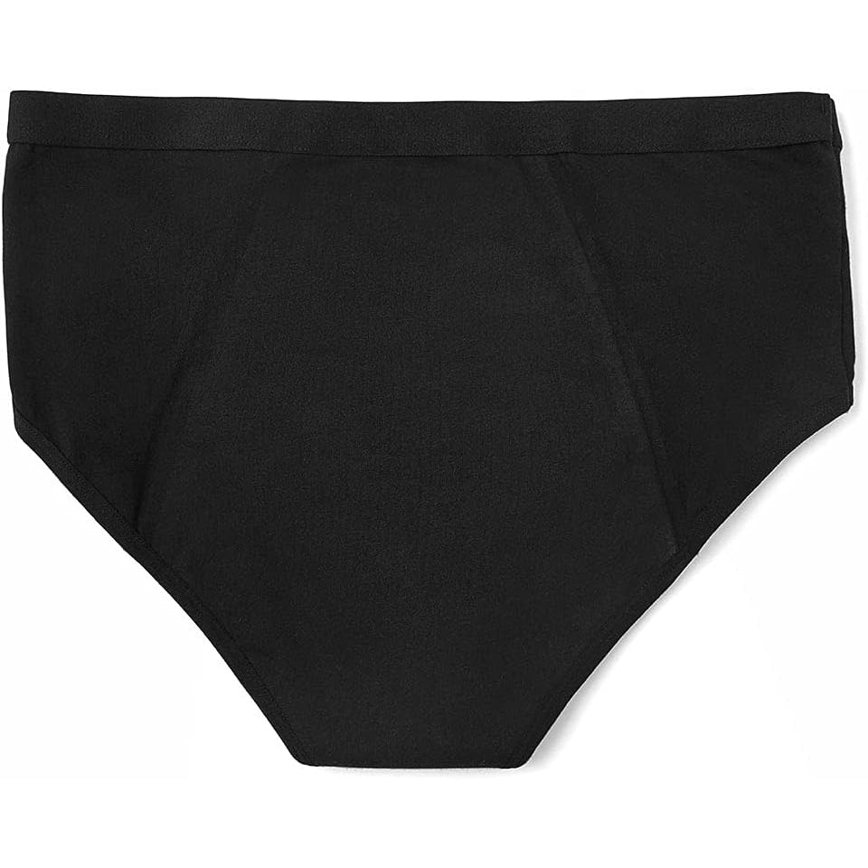 TOM ORGANIC The Period Brief Mid-Rise Black XL