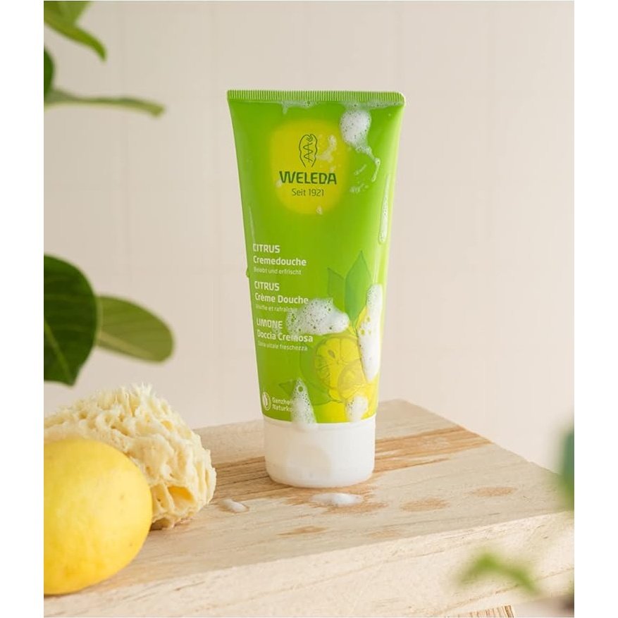 Weleda Organic Creamy Body Wash Refresh (Citrus) 200ml