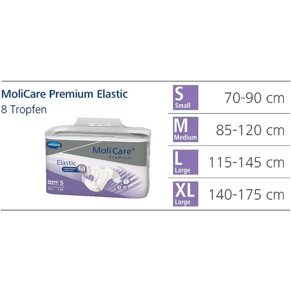 Molicare Premium Elastic Slip Size Medium 26 Pack