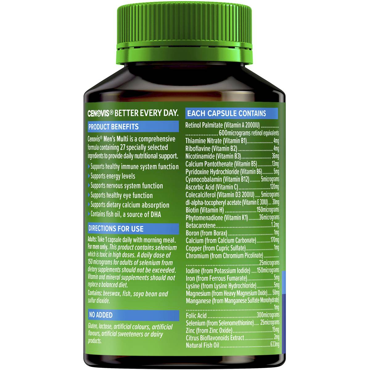 Cenovis Men’s Multi 50 Capsules