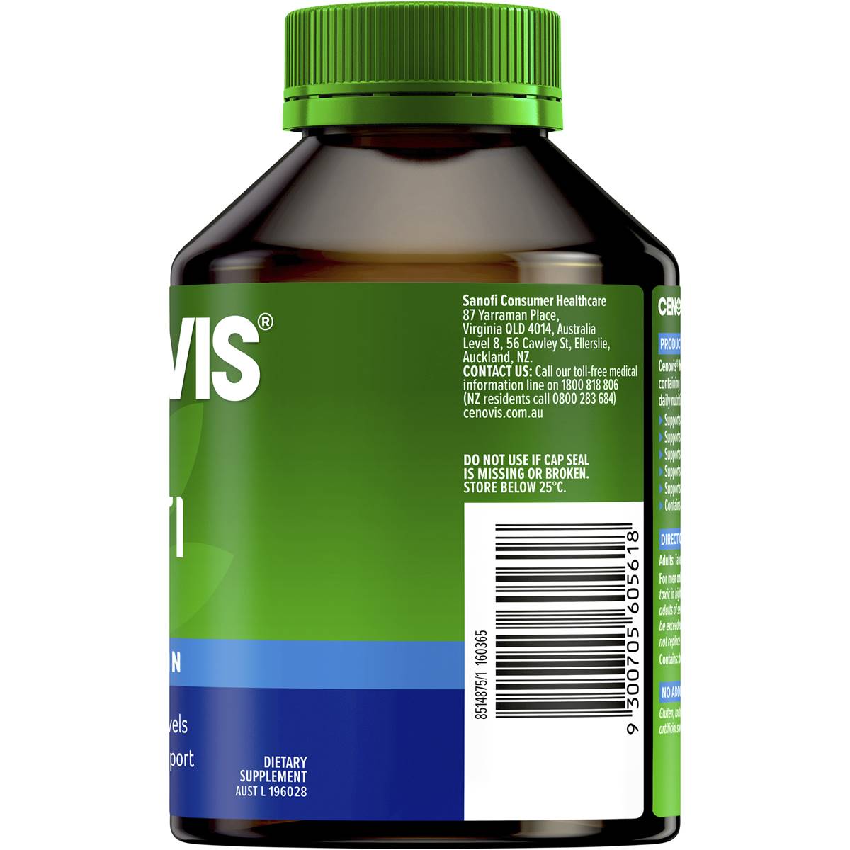 Cenovis Men's Multi - Once-daily Multivitamin - 100 Capsules