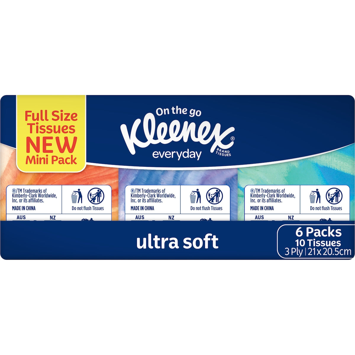 Kleenex Ultra Soft Tissues Pocket Mini Pack 6 PK