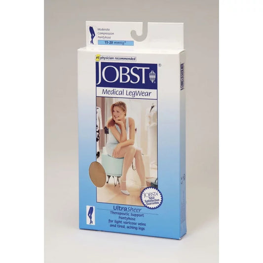 JOBST ULTRA SHEER WAIST HIGH 15-20 MEDIUM NATURAL