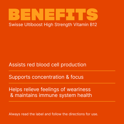 Swisse Vitamin B12 60 Tablets