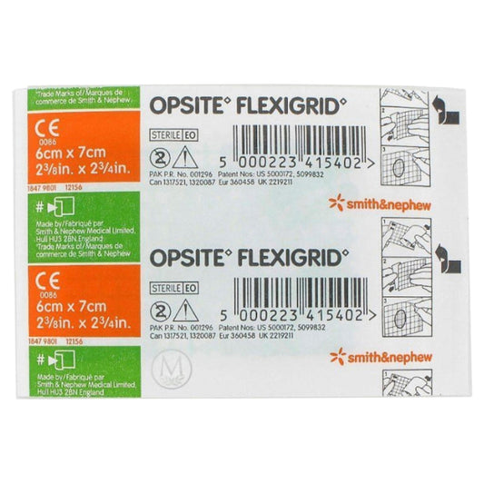 Opsite Flexigrid 6cm X 7cm 100 Pack