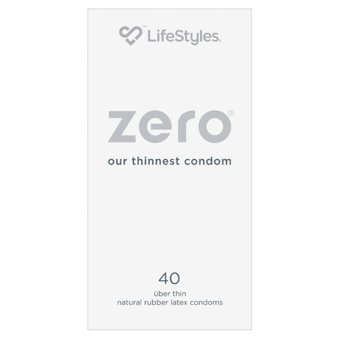 Lifestyles Zero Uber Thin Condoms 40 Pack