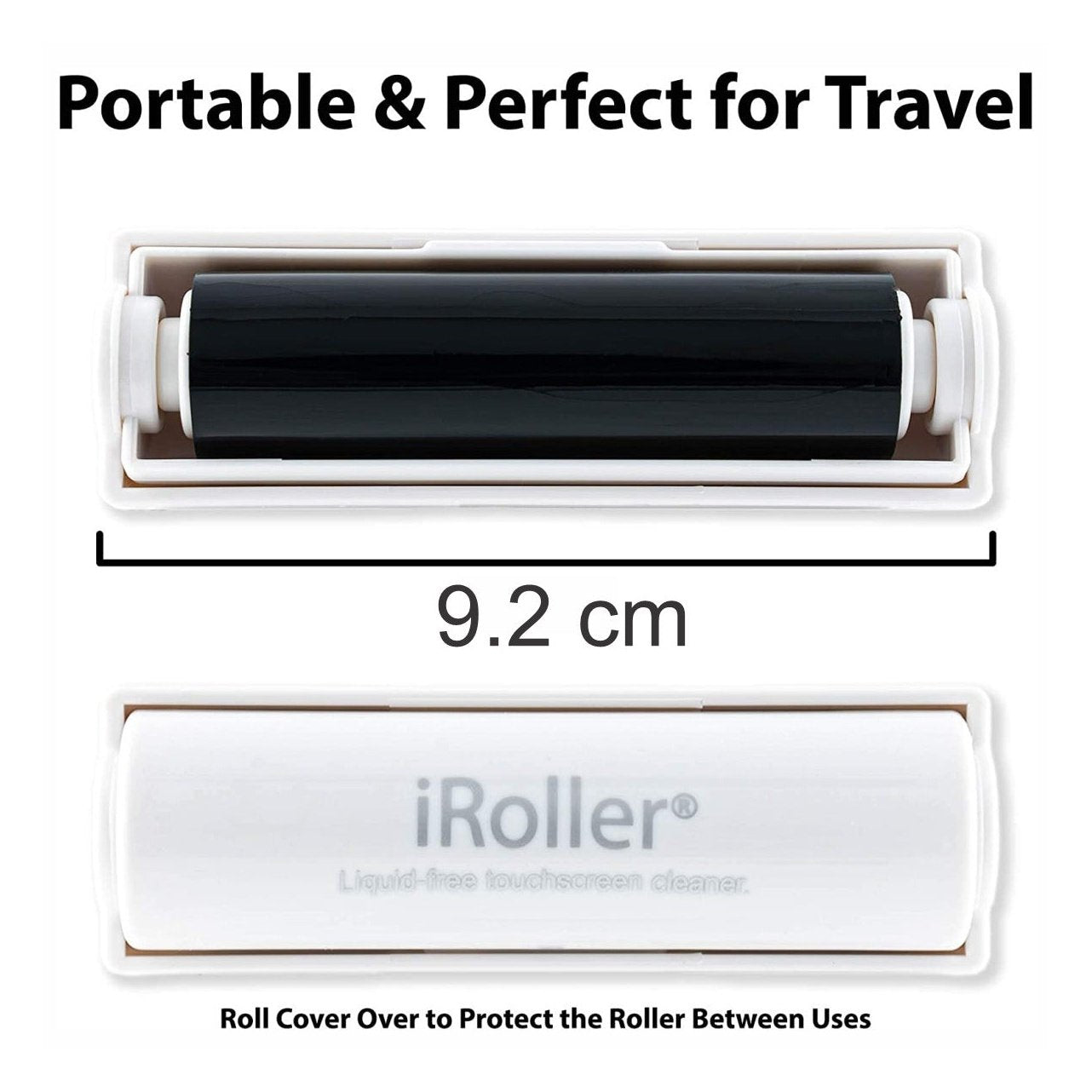 IROLLER - THE REUSABLE, LIQUID FREE, TOUCH-SCREEN CLEANER FOR PHONES, TABLETS AND ALL OTHER TOUCHSCREEN DEVICES