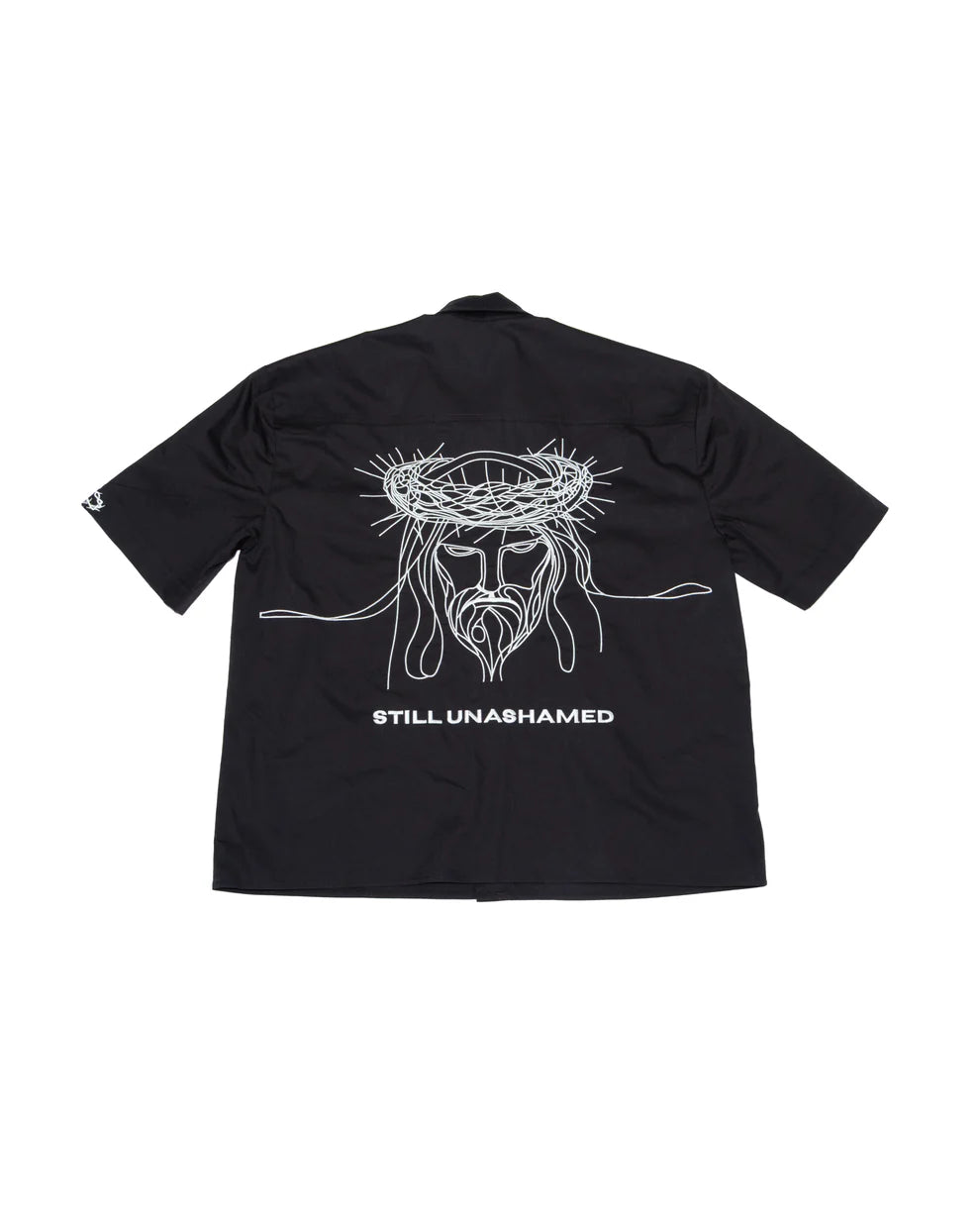 STILL UNASHAMED BUTTON UP - BLACK (LARGE)