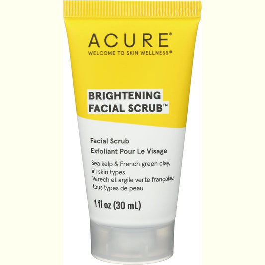 Acure Brightening Facial Scrub Sea kelp&French Green Clay 30ML