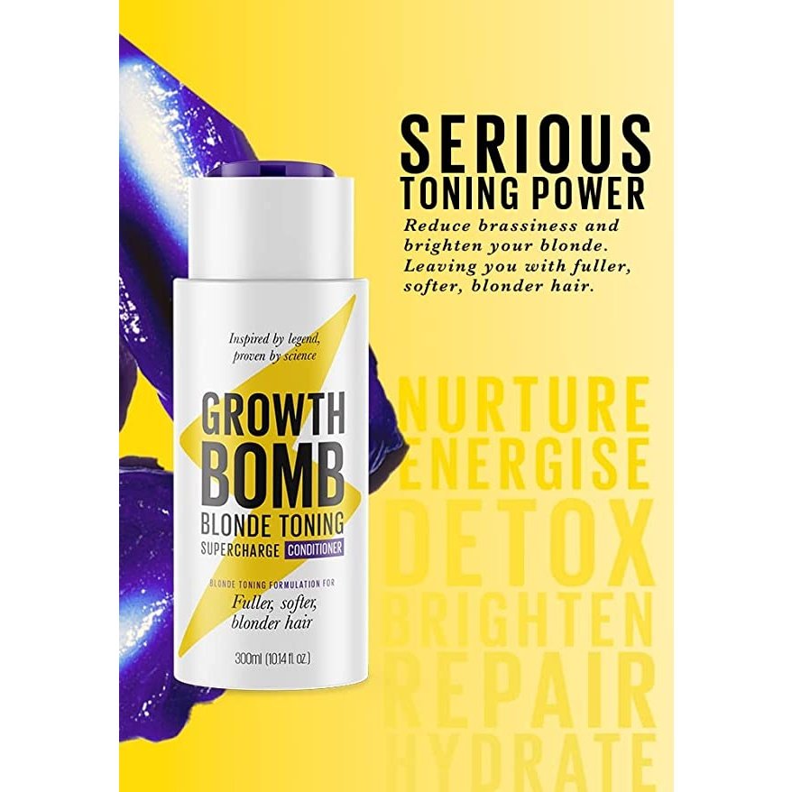 Growth Bomb Blonde Colour Enhancing Conditioner 300ml