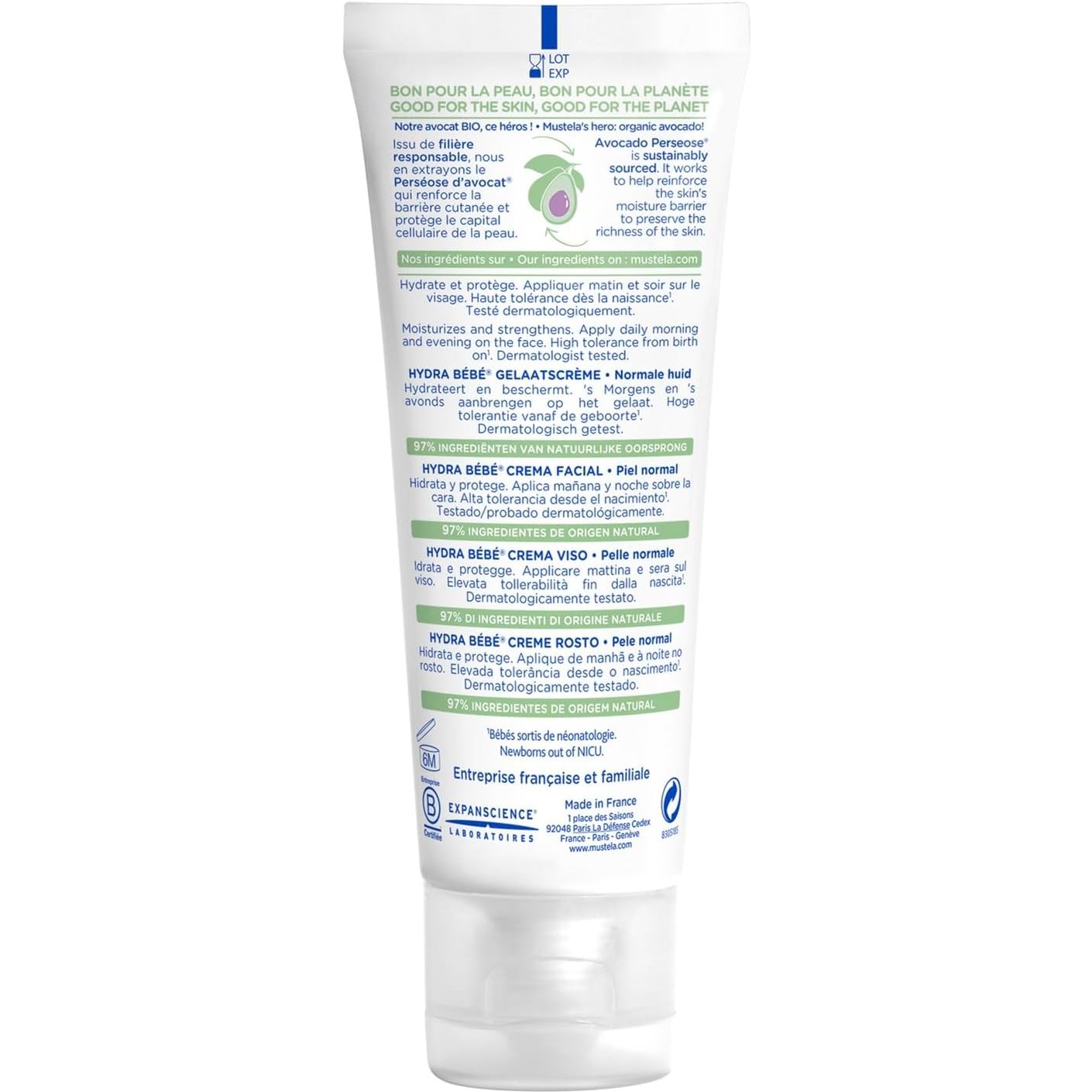 Mustela Hydra Bebe Facial Cream for Normal Skin 40ml