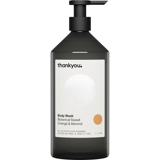 Thankyou Body Wash Botanical Sweet Orange & Almond 1L