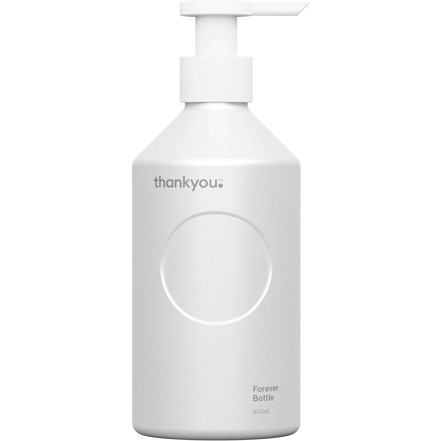 Thankyou Forever Bottle White Aluminium 500mL