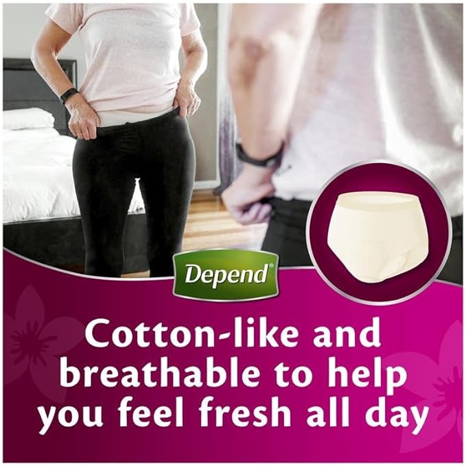 Depend Women Real Fit Underwear 8 Medium