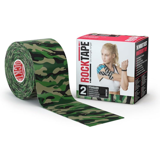 Rocktape Camo Green 5cm X 5m 1 Roll