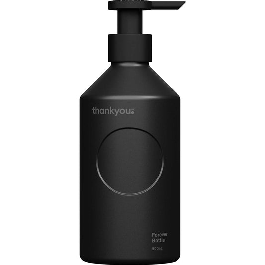 Thankyou Forever Bottle Black Aluminium 500mL