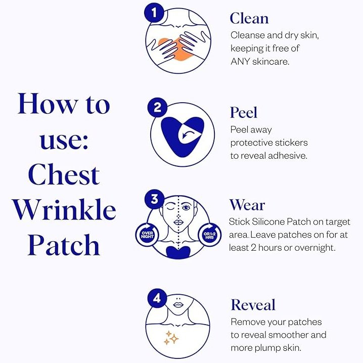 Wrinkles Schminkles Chest Wrinkle Patch Single