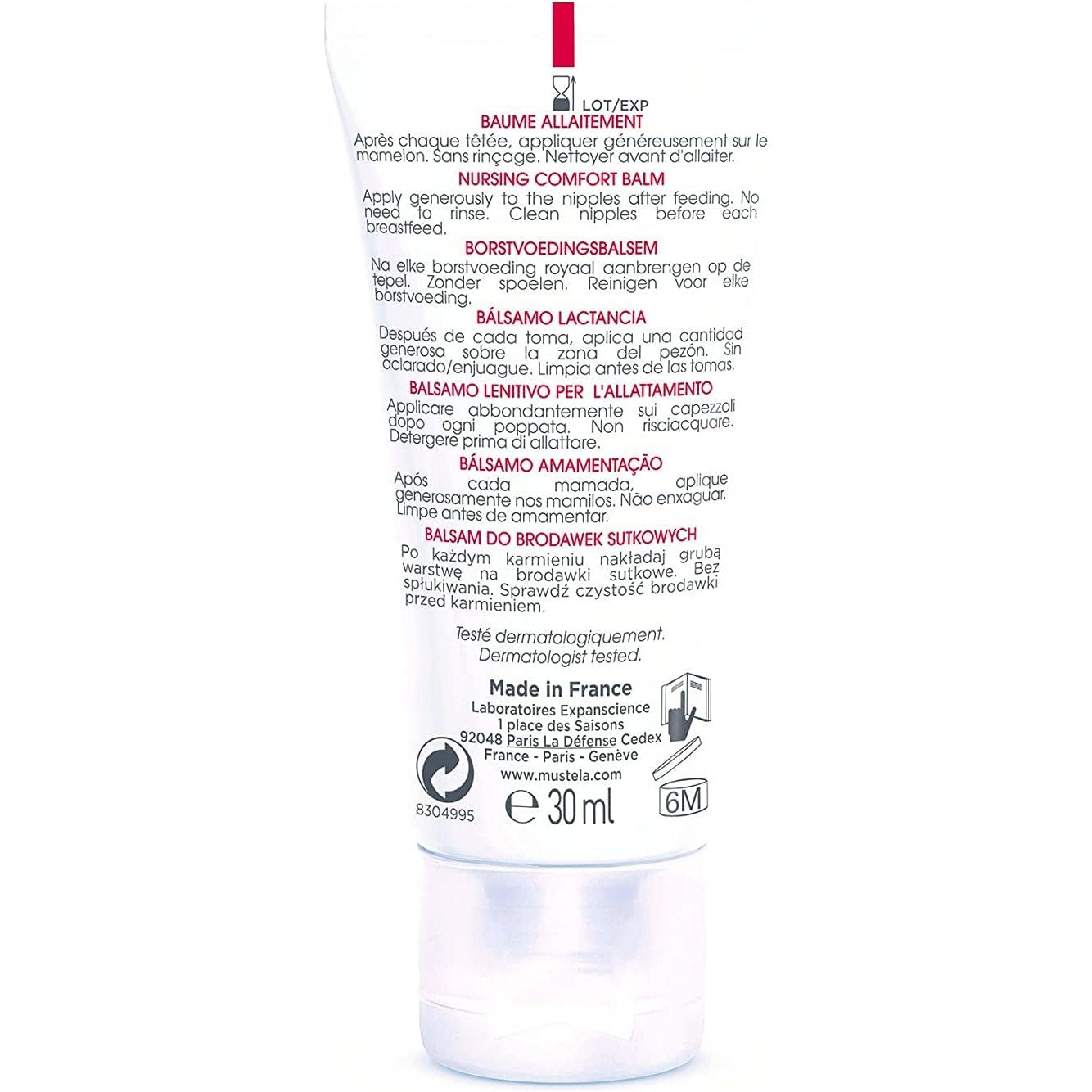 Mustela Maternity Nursing Comfort Nipple Balm 30ml