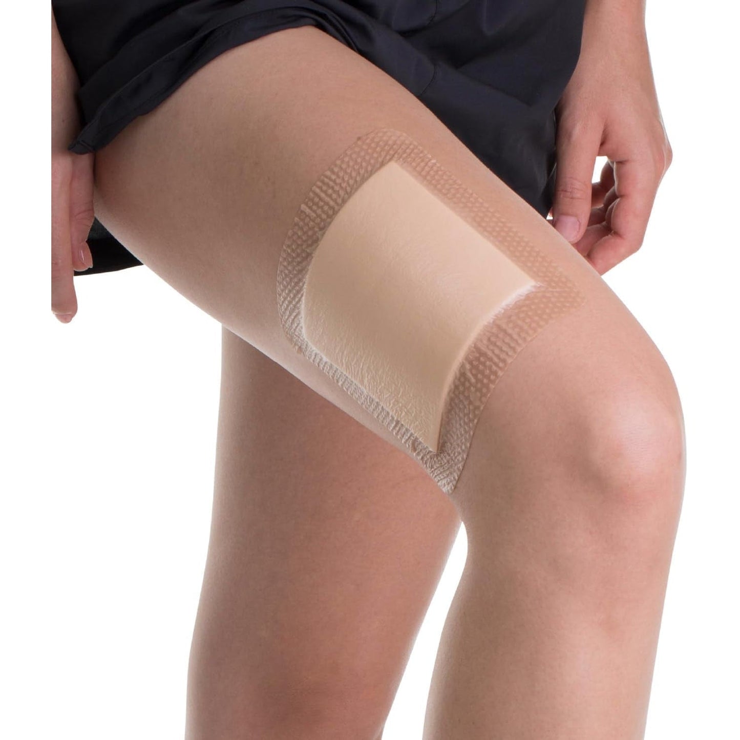 Medstock Silicone Foam With Border 10 cmx10 cm 2Pk