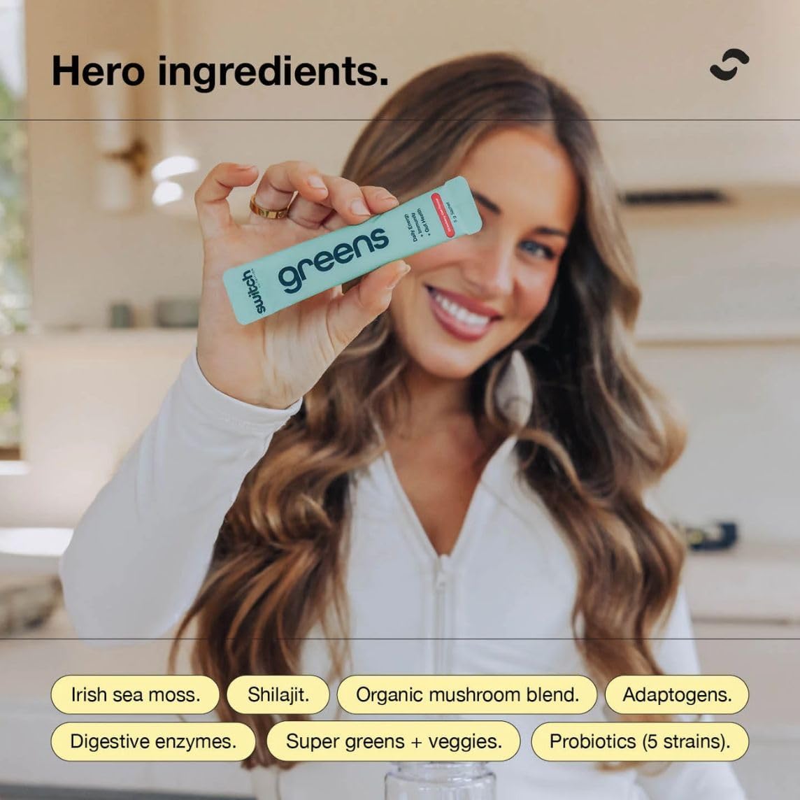 Switch Nutrition Greens Sachets Fruit Juice 20x5g