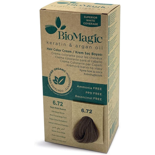 Bio Magic Hair Colour Cream Dark Beige Blonde 6.72