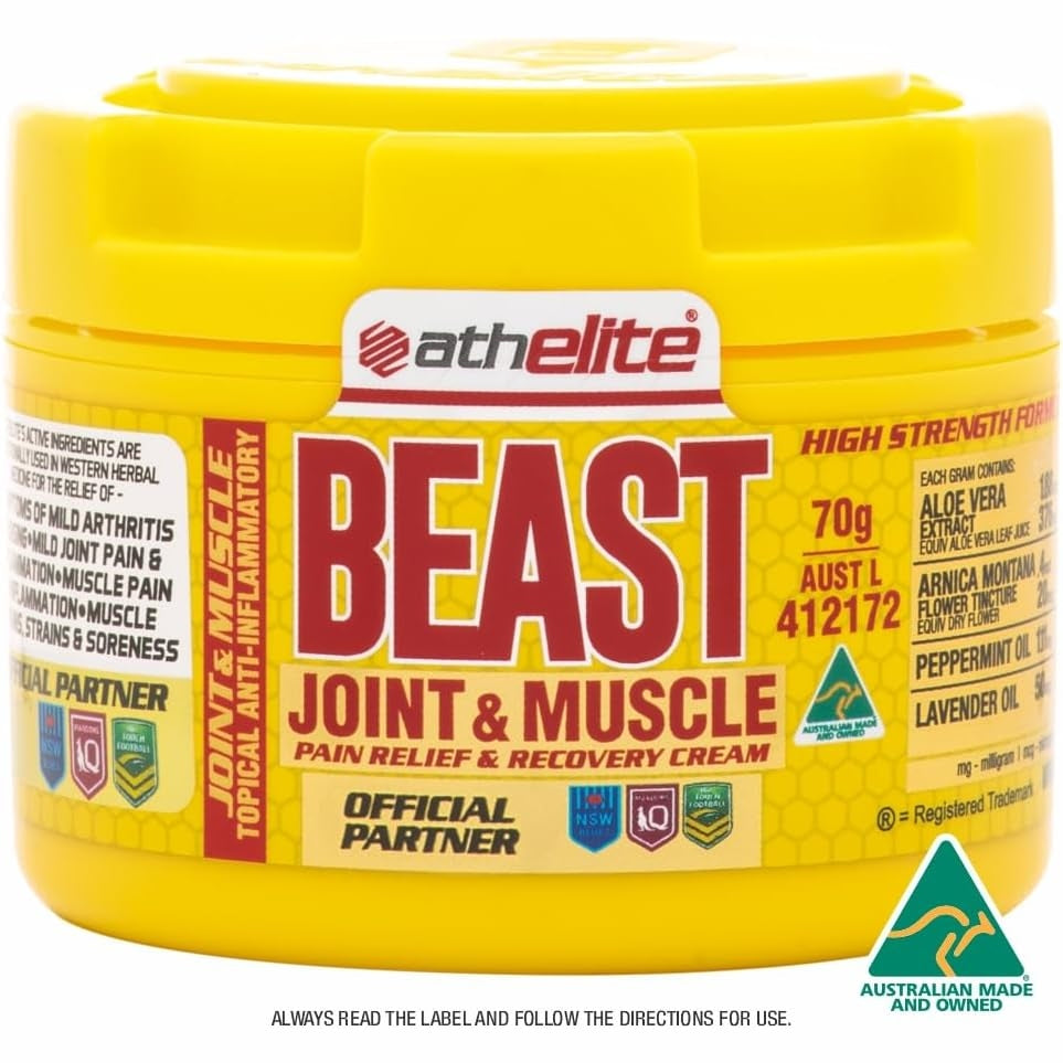 Athelite Beast Joint & Muscle Pain Relief & Recovery Cream 70g