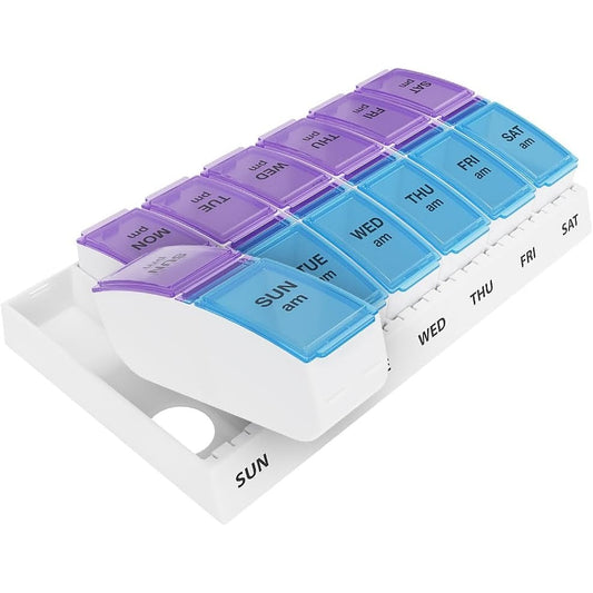 Ezy Dose AM/PM Travel Pill Container