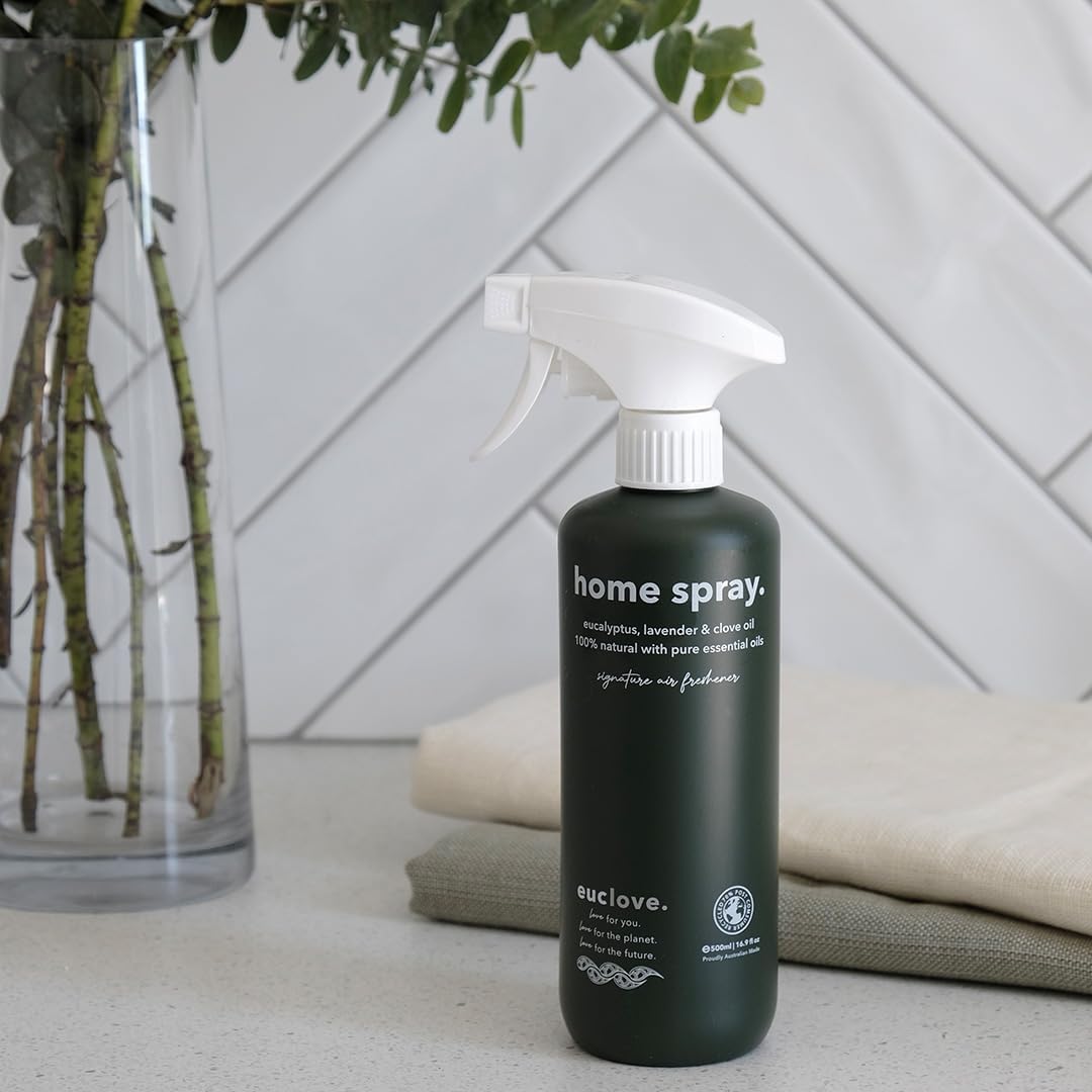Euclove Home Spray Eucalyptus, Lavender & Clove Oil (Signature Air Freshener) Spray 500ml