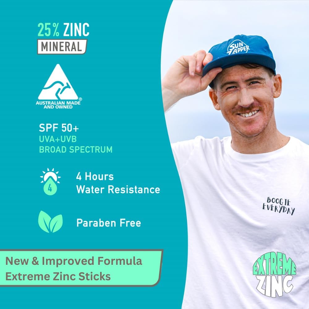 SUN ZAPPER EXT ZINC STICK 15G TAN