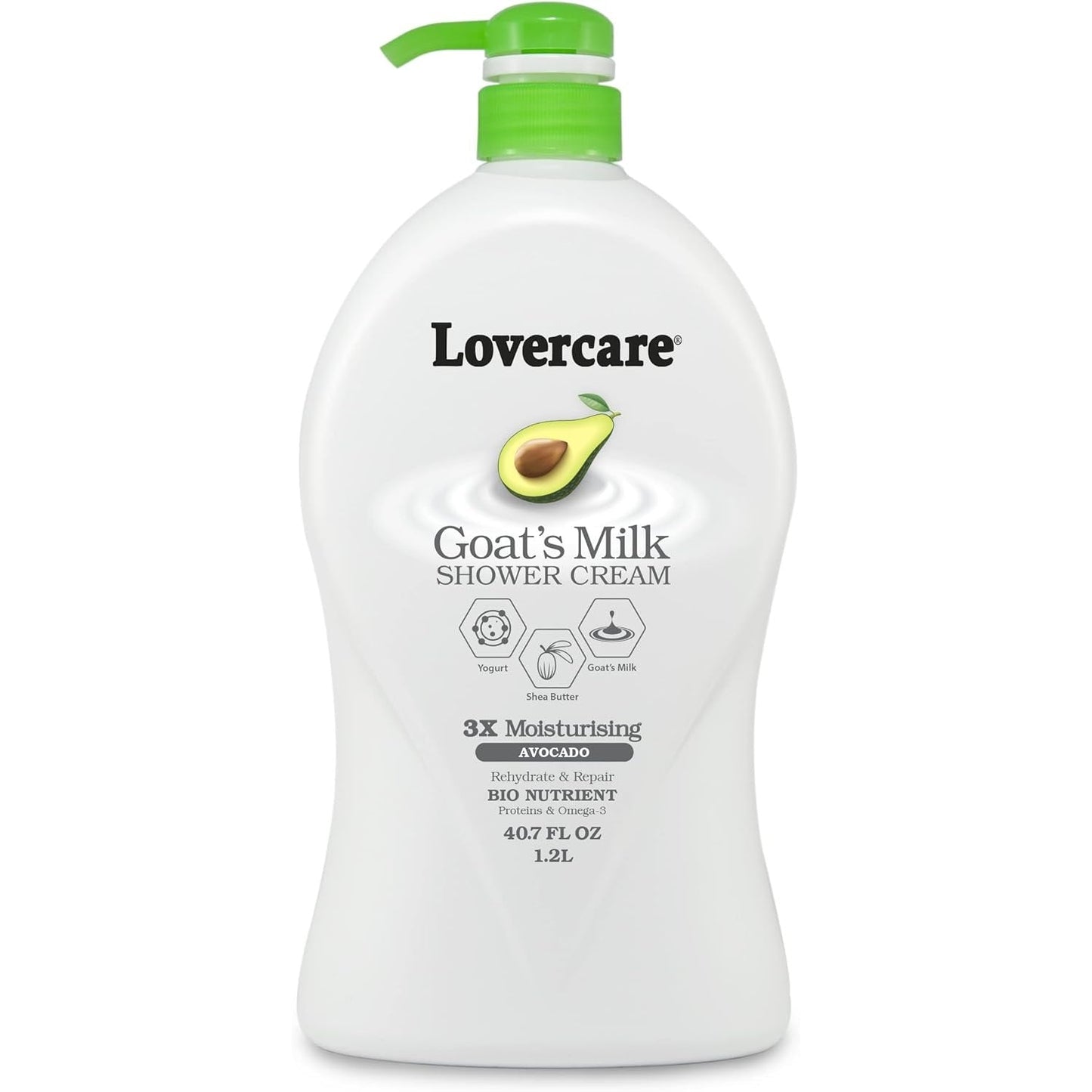 Lovercare Goat's Milk Avocado Shower Cream 1.2 L