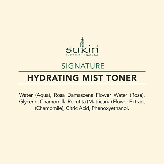 Sukin Hydrating Mist Toner 125ml