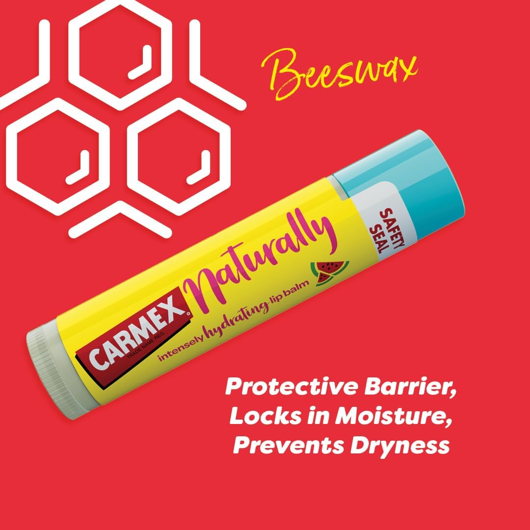 Carmex Naturally Intense Hydrating Lip Balm Watermelon 4.2g