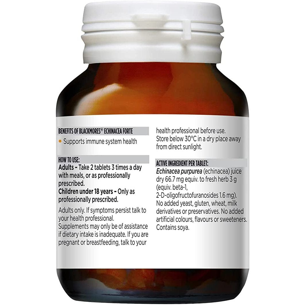 Blackmores Echinacea Forte 3000mg 40 Tablets