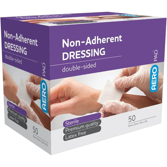 Aeropad Non-adherent Dressing 5 X 5cm 50pk