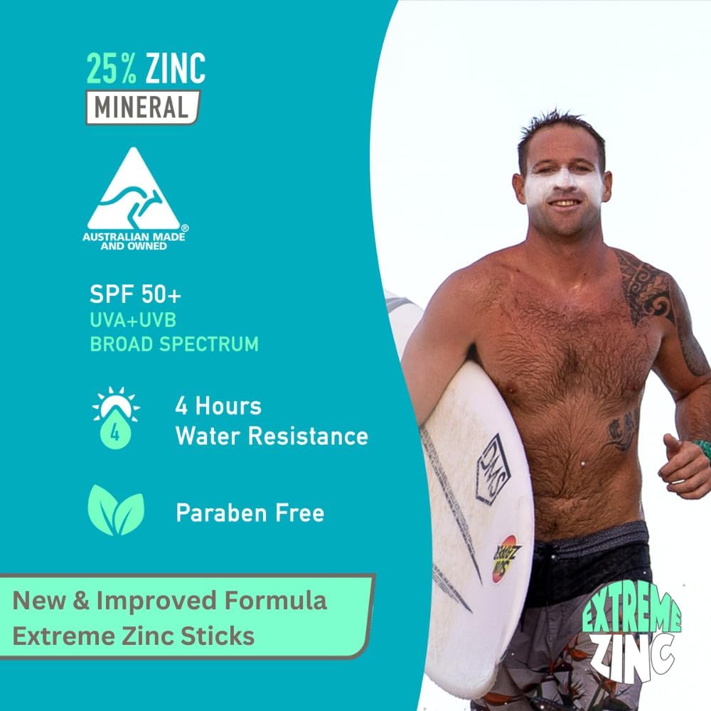 SUN ZAPPER EXTREME ZINC STICK 15G WHITE