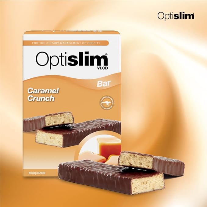 OPTISLIM VLCD Caramel Crunch Bar 5 x 60g