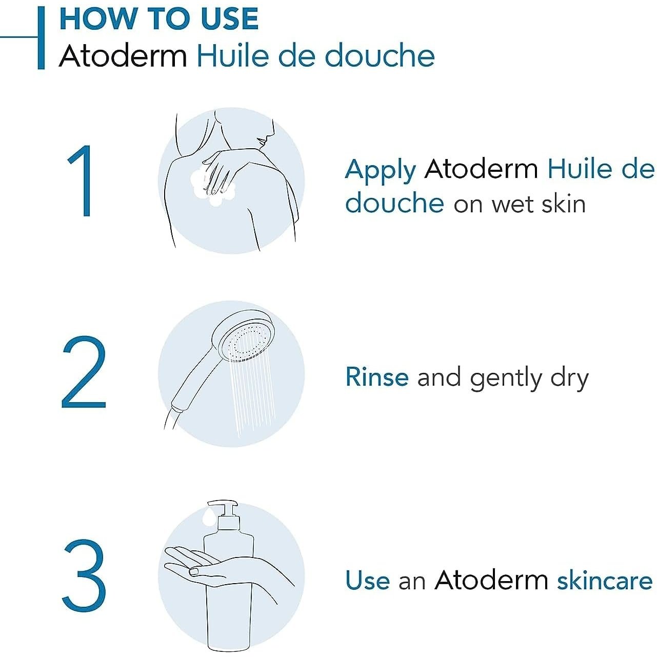 Bioderma Atoderm Shower Oil Huile de Douche 200ml