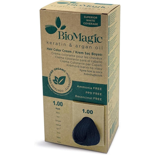 Bio Magic Hair Colour Cream Black 1.00