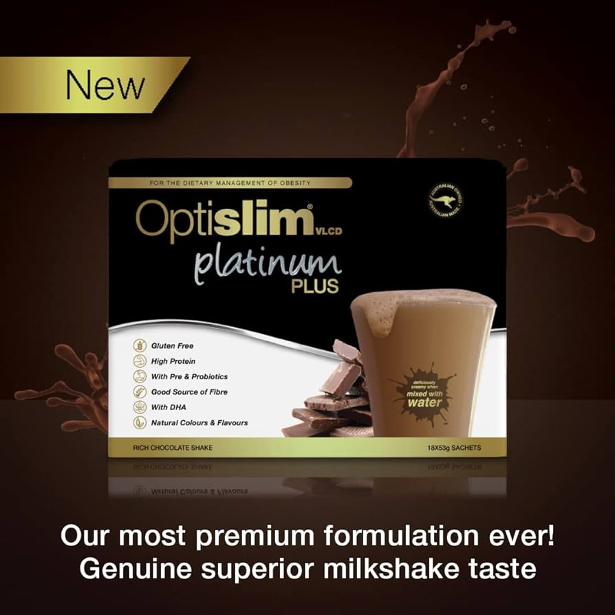 Optislim VLCD Platinum PLUS Chocolate 18x53g