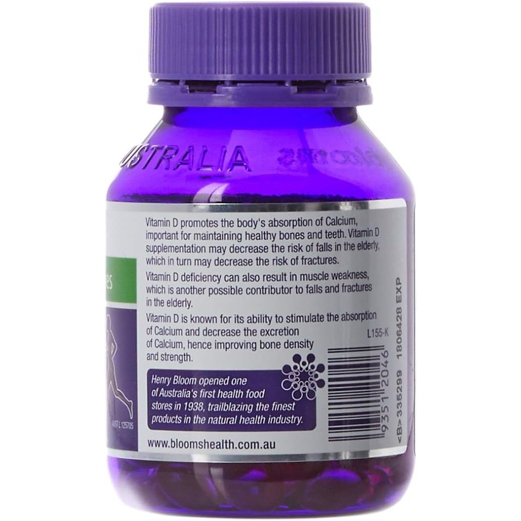 Henry Blooms Vitamin D3 1000 IU 60c