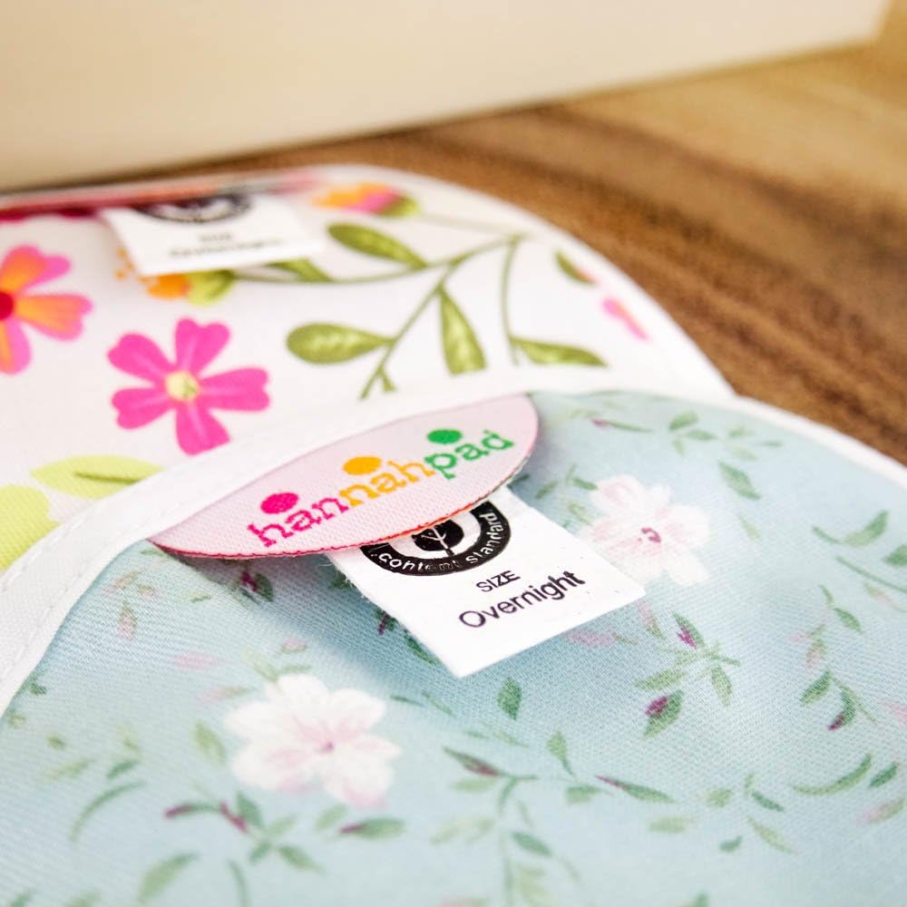 Hannah Pad Organic Cotton Reusable Cloth Pad Large/Overnight (Fabric supplied at random)
