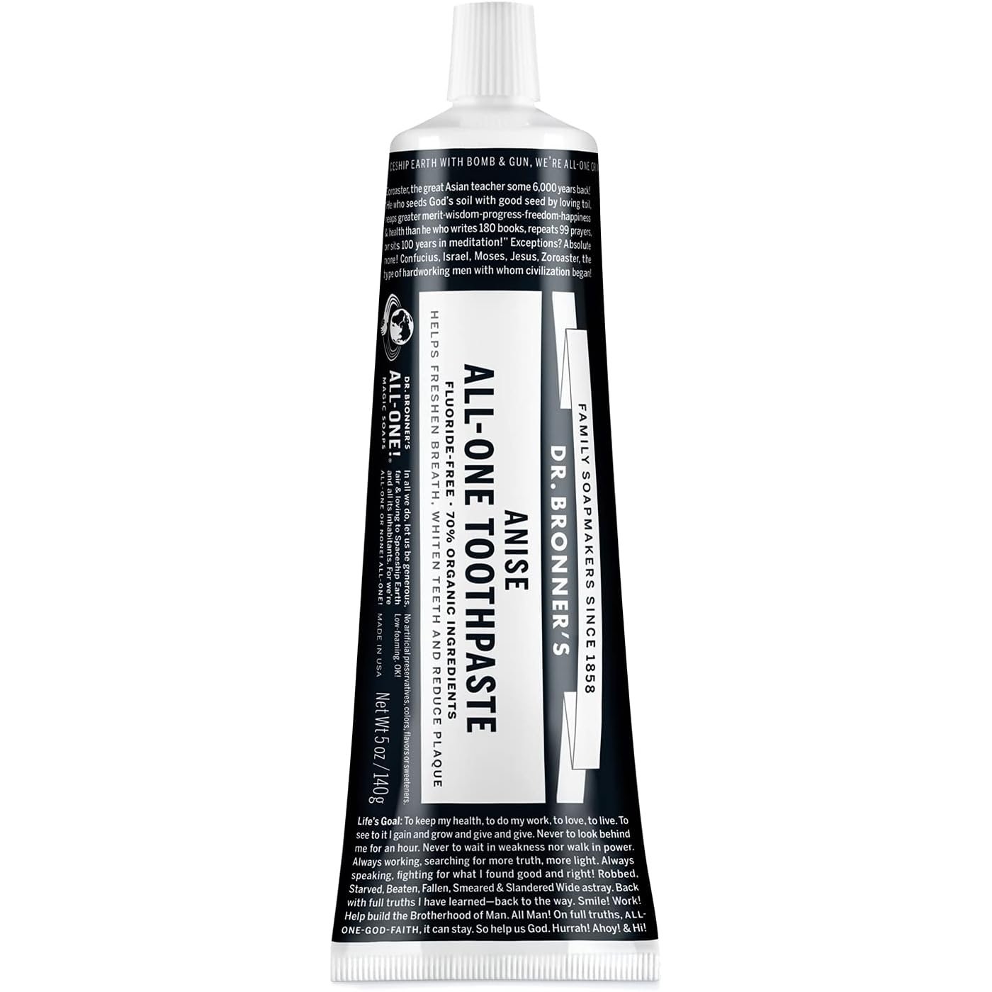 Dr. Bronner's Toothpaste (All-One) Anise 140g