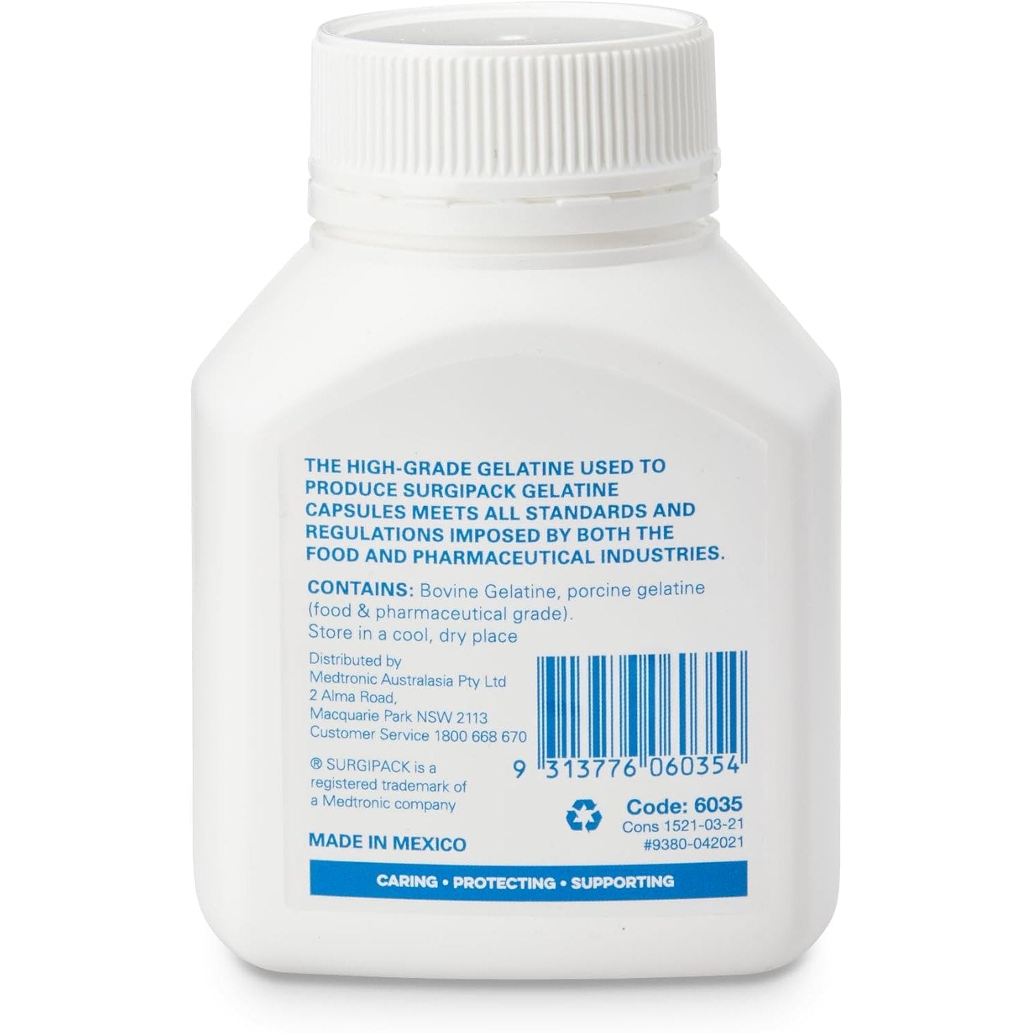 Surgipack Empty Gelatine Size 000 100 Capsules