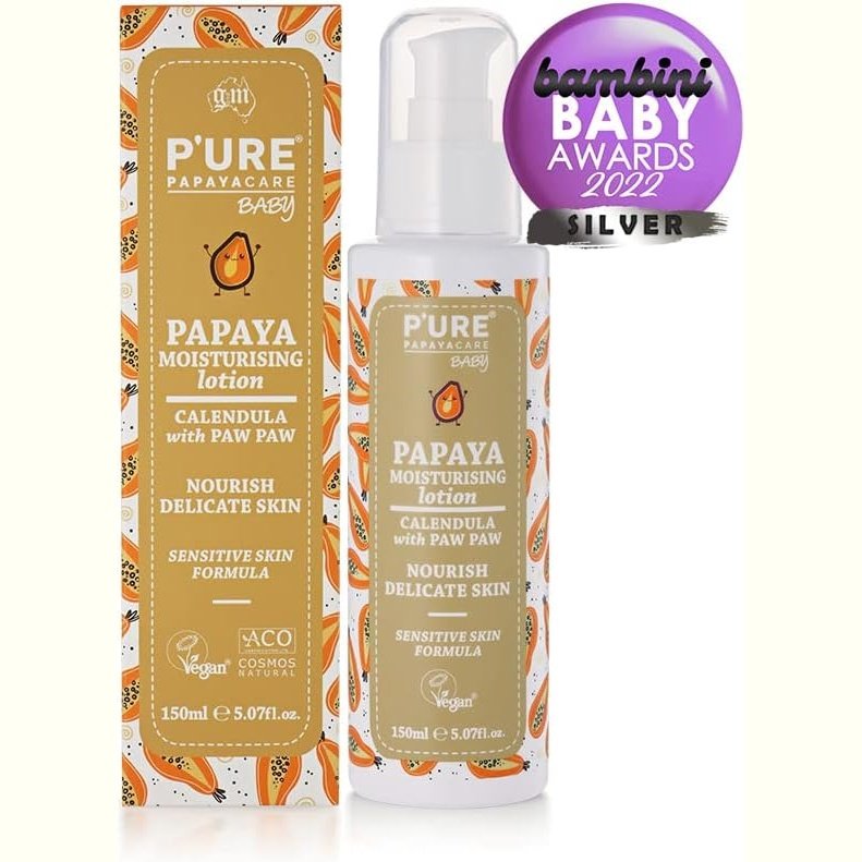 P'URE Papayacare Baby Papaya Moisturising Lotion (Calendula with Paw Paw) 150ml