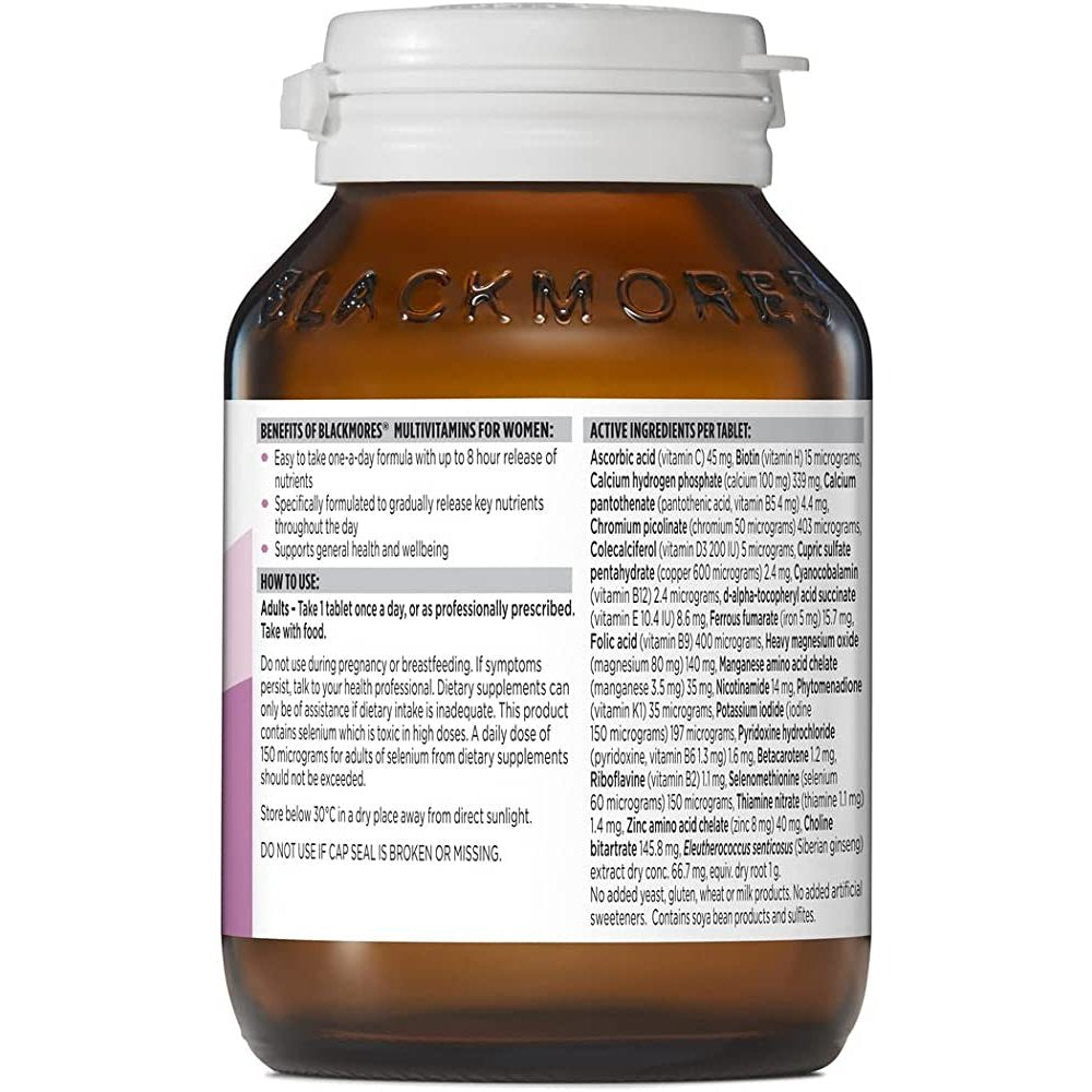 Blackmores Sustained Release Multivitamins for Women 90 Tablets