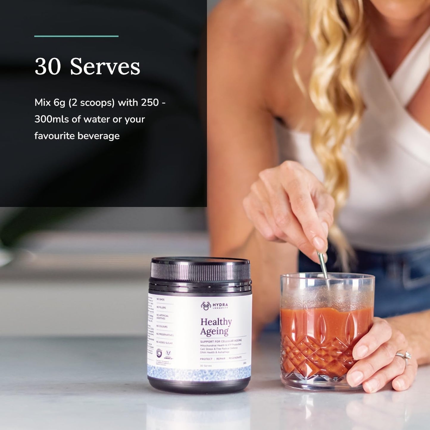 Hydra Longevity Healthy Ageing 180g