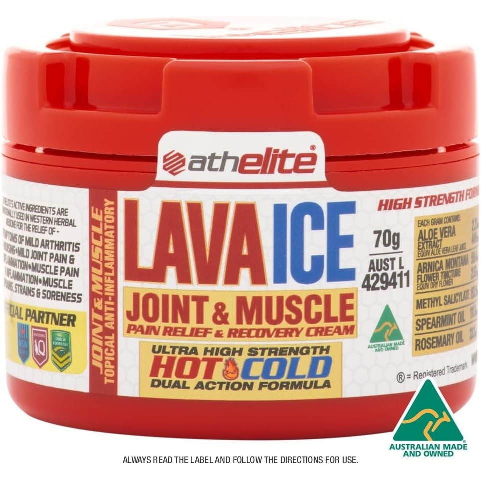 Athelite Lava Ice Joint & Muscle Pain Relief & Recovery Cream 70g